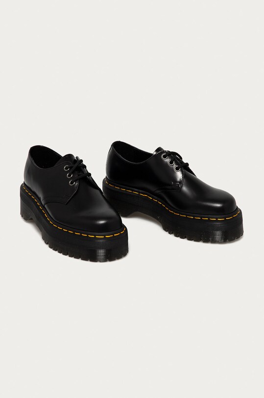 Кожени половинки обувки Dr. Martens 1461 Quad DM25567001 черен AW20