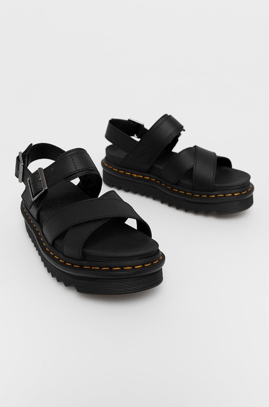 Dr. Martens Sandale de piele Voss II 26799001 negru SS22