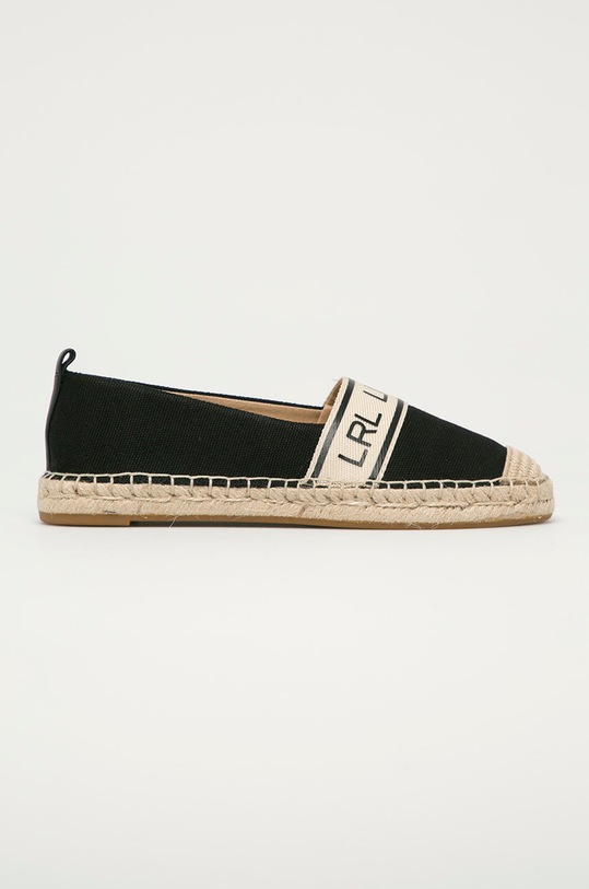 Lauren Ralph Lauren - Espadryle 802824652002 tekstylny czarny 802824652002