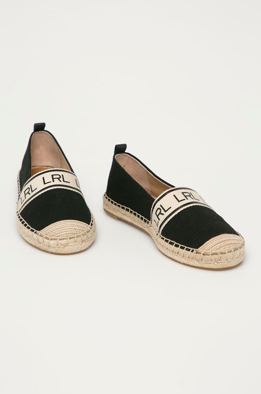 Lauren Ralph Lauren - Espadryle 802824652002 802824652002 czarny SS21