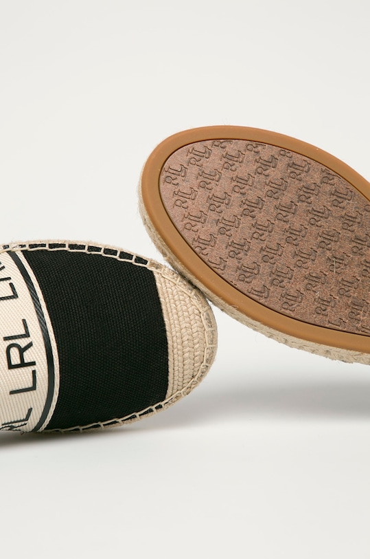 Lauren Ralph Lauren - Espadryle 802824652002 czarny 802824652002