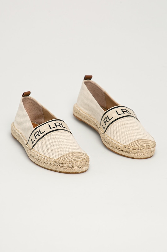 Lauren Ralph Lauren - Espadrilky 802824653001 béžová SS21