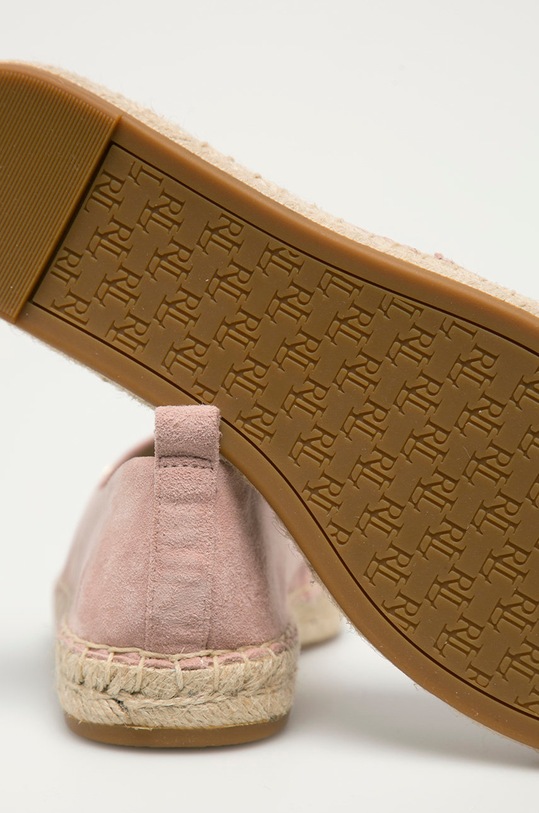 Obuwie Lauren Ralph Lauren - Espadryle zamszowe 802828008002 802828008002 różowy
