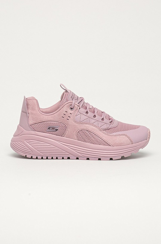 Boty Skechers imitace kůže fialová 117017.36.40