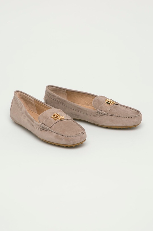 Lauren Ralph Lauren - Mokasyny zamszowe 802821629005 802821629005 beżowy SS21