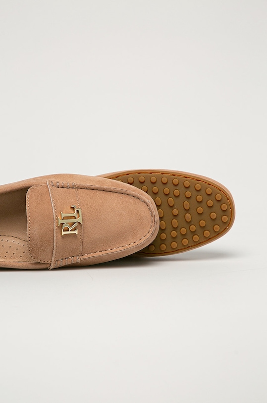Lauren Ralph Lauren - Mokasyny zamszowe 802821629008 beżowy 802821629008