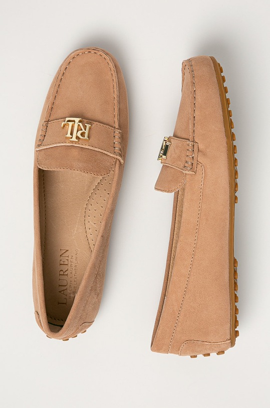 Lauren Ralph Lauren - Mokasyny zamszowe 802821629008 802821629008 beżowy