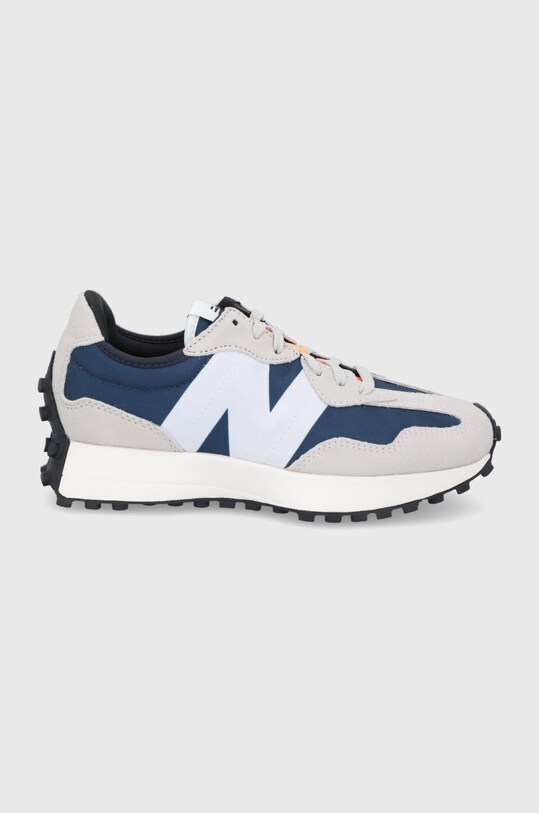 Topánky New Balance WS327BA usňová koža tmavomodrá WS327BA