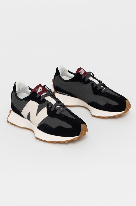 Tenisice od brušene kože New Balance WS327KC crna SS24