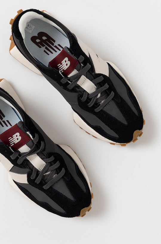 Tenisice od brušene kože New Balance crna WS327KC