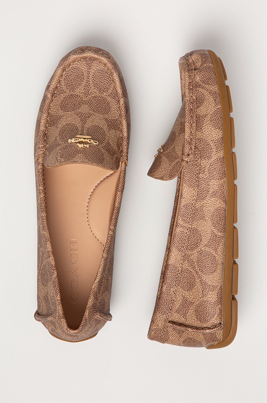 Obutev Coach usnjeni mokasini C0744.TN2 rjava