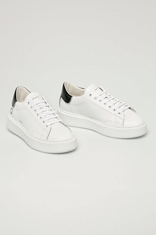 D.A.T.E. - Buty skórzane Sfera W341.SF.CA.WB biały SS21