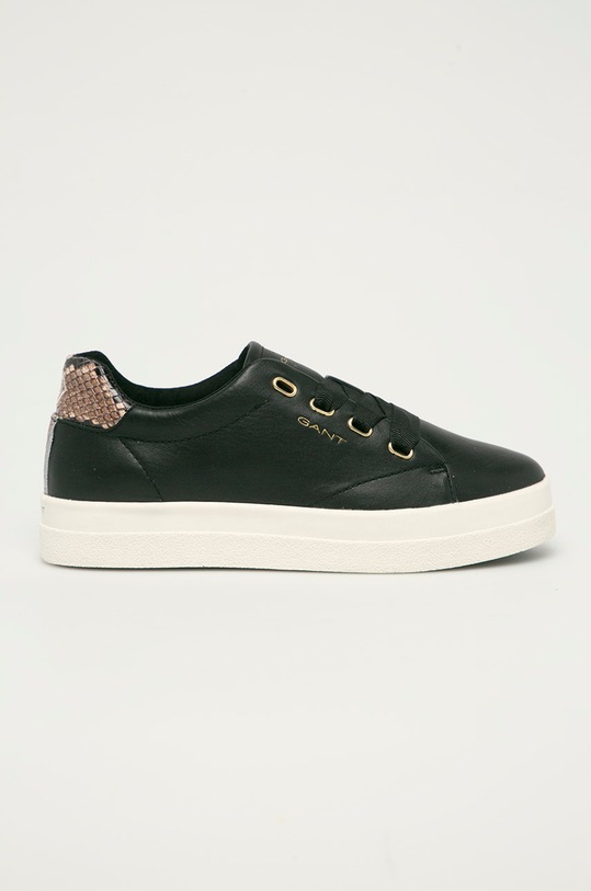 Gant Buty skórzane 22531534.G00 płaska czarny 22531534.G00