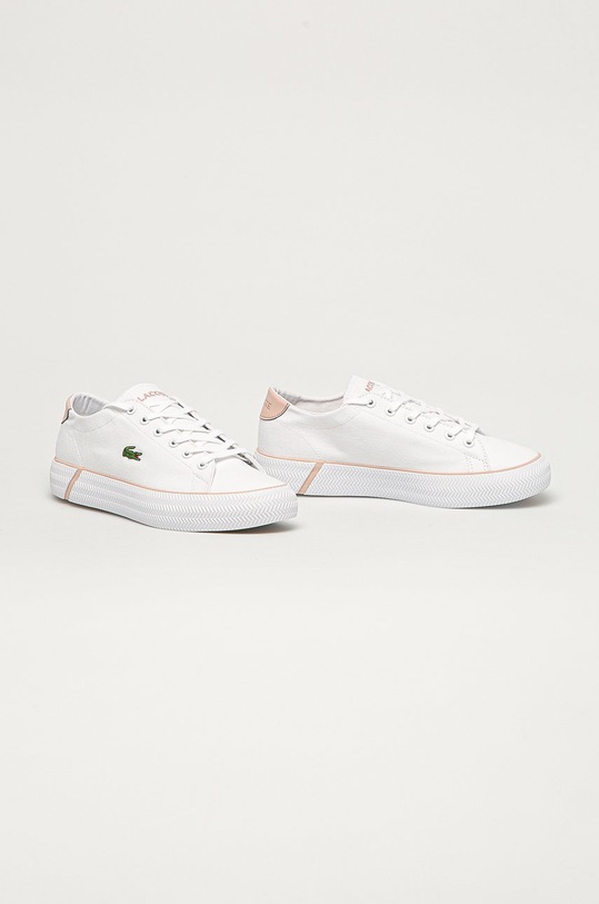 Πάνινα παπούτσια Lacoste 741CFA0027.1Y9 λευκό SS21