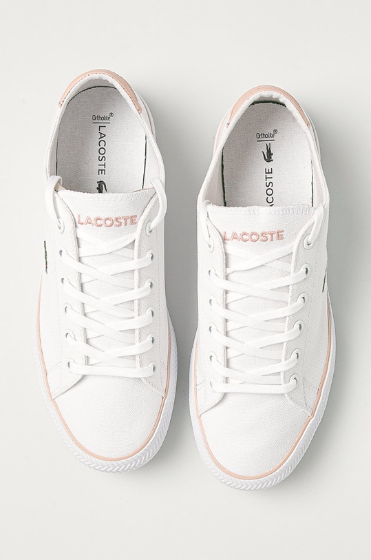 Πάνινα παπούτσια Lacoste λευκό 741CFA0027.1Y9