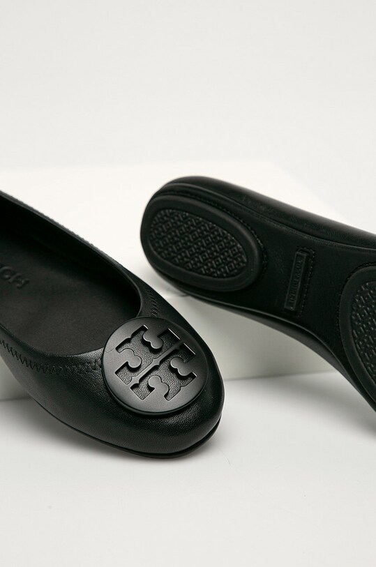 Tory Burch - Кожаные балетки чёрный 49350.006