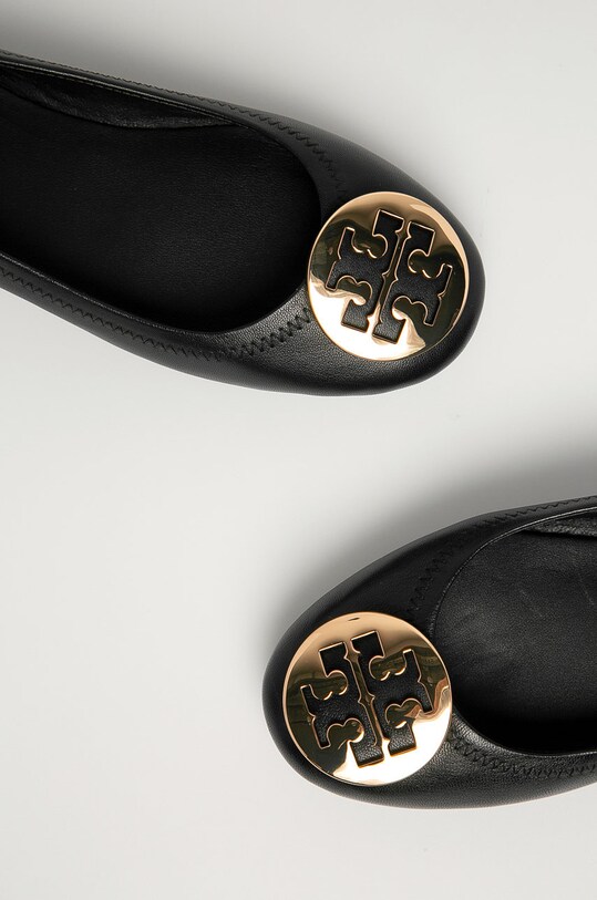 Tory Burch - Δερμάτινες μπαλαρίνες 50393.013 μαύρο