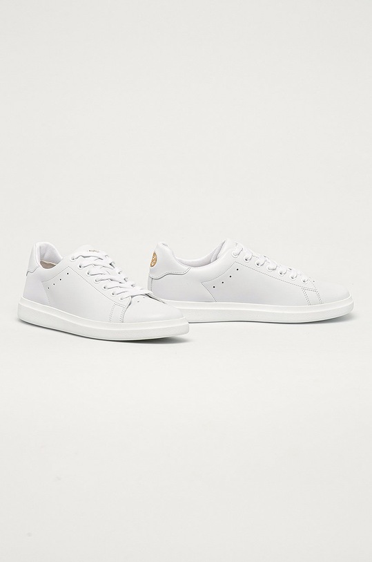 Tory Burch - Buty skórzane Howell Court 73057.123 biały SS21