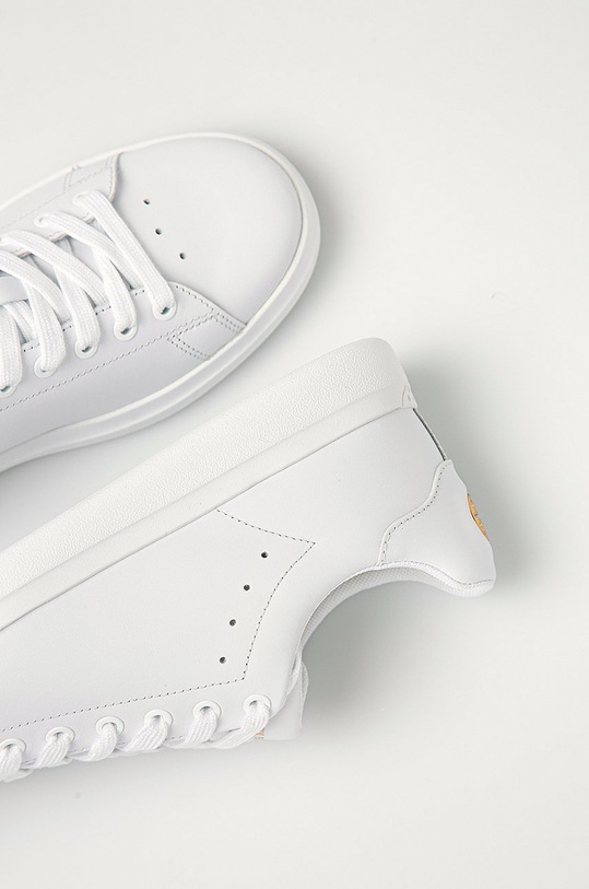 Tory Burch - Buty skórzane Howell Court biały 73057.123