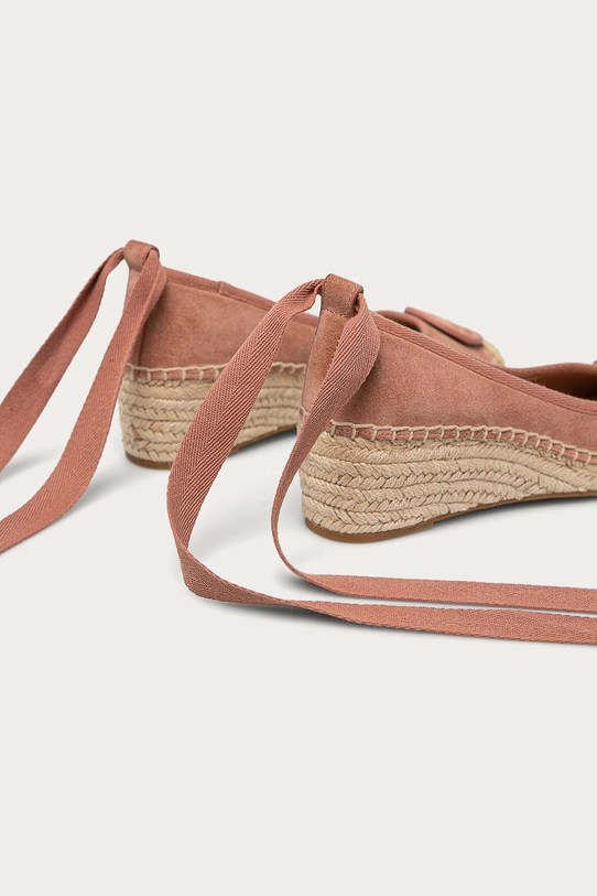 Obuwie Tory Burch Espadryle zamszowe 82572.667 różowy