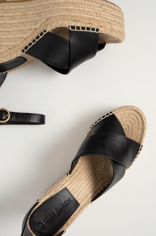 Kožené sandály Tory Burch 63522.004 černá