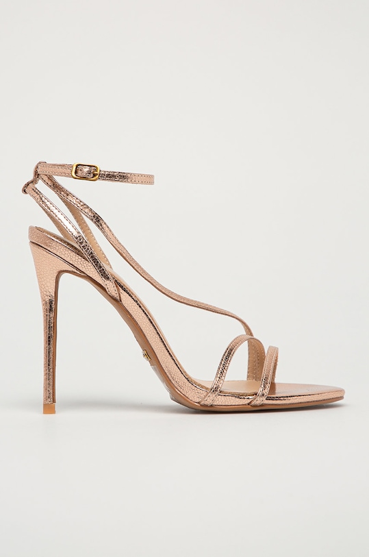 Kožené sandále Marciano Guess okrúhla zlatá 1GG9D2.9566Z