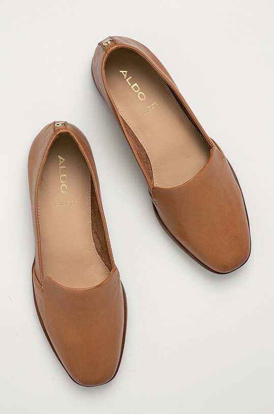 Кожени мокасини Aldo кафяв VEADITH.220