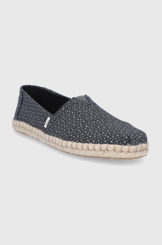 Toms Espadryle Sunspots Crossweave 10016243 czarny SS21