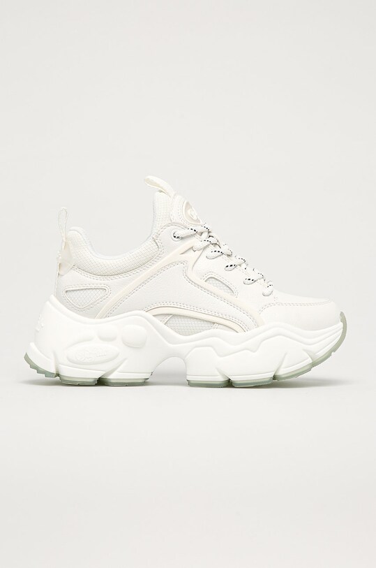 Topánky Buffalo imitácia kože biela 1630448