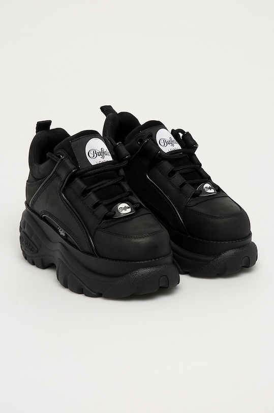 Buffalo Ghete de piele 1533094 negru SS21