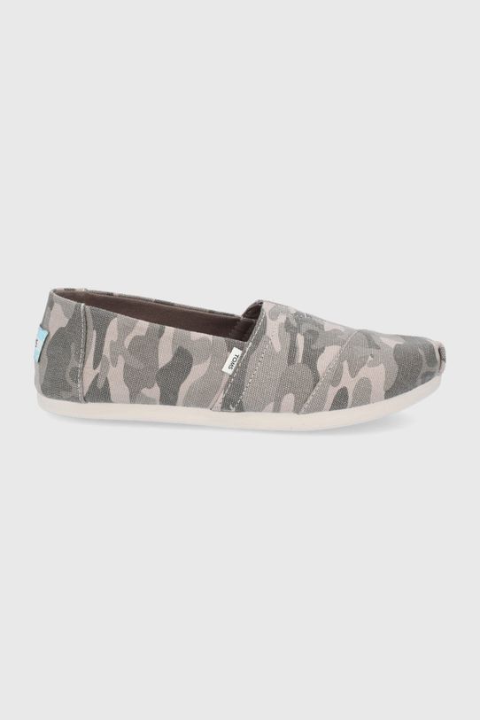 Toms Espadryle Alpargata tekstylny szary 10016101