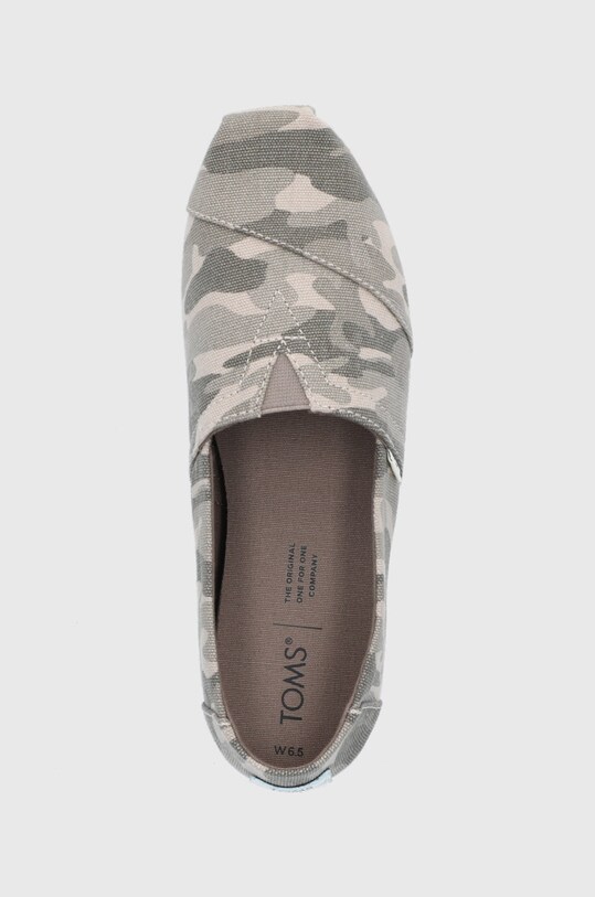 Toms Espadrile Alpargata gri 10016101
