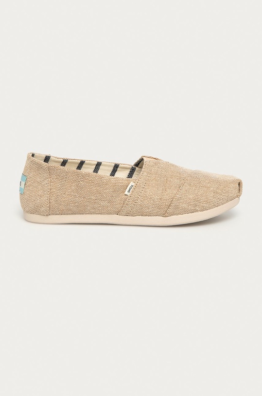 Espadrilky Toms textilní béžová 10015753