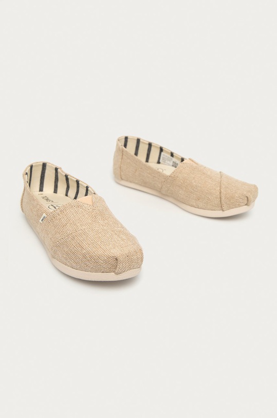 Espadrilky Toms 10015753 béžová SS21