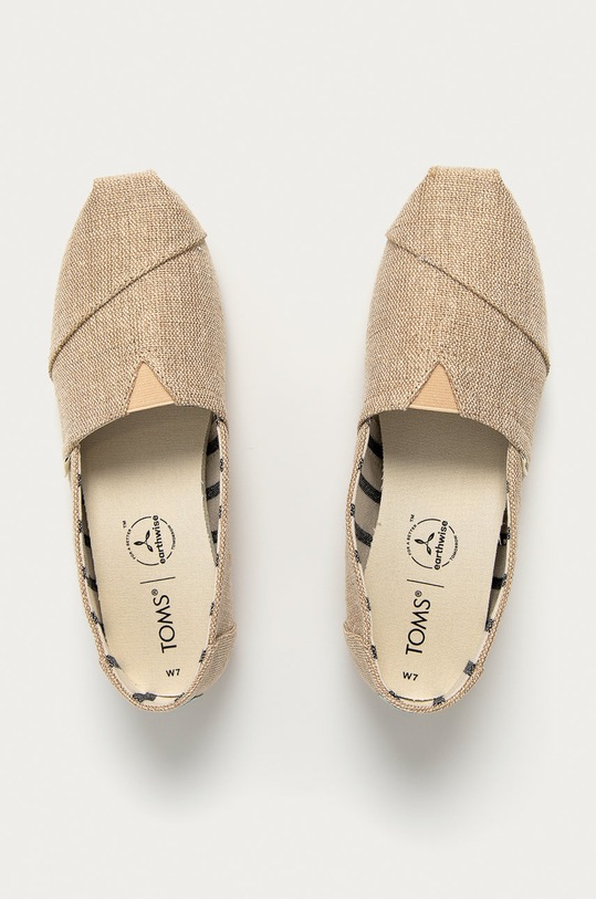 Espadrilky Toms 10015753 béžová