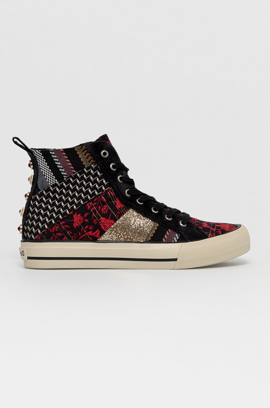 Desigual Trampki 21SSKAX0 płaska czarny 21SSKAX0