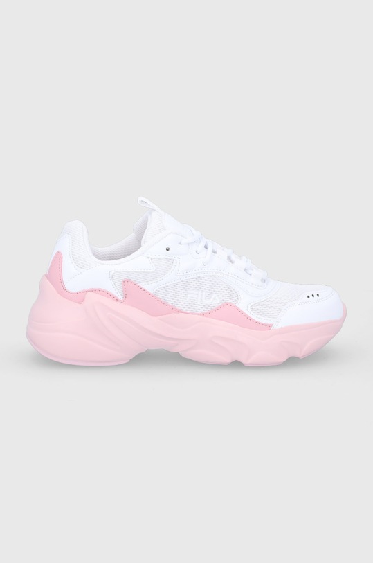 Topánky Fila imitácia kože biela 1011233.84Z