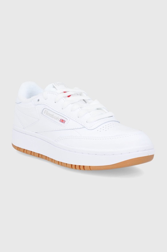 Reebok Classic Buty skórzane Club C Double FV5658 CLUB C FV5658 biały AW23