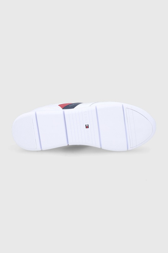 Boty Tommy Hilfiger LIGHTWEIGHT LEATHER SNEAKER FW0FW04261020 bílá