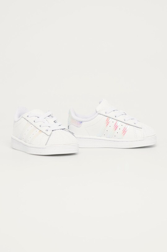 adidas Originals - Buty dziecięce Superstar EL FV3143 FV3143 biały SS22