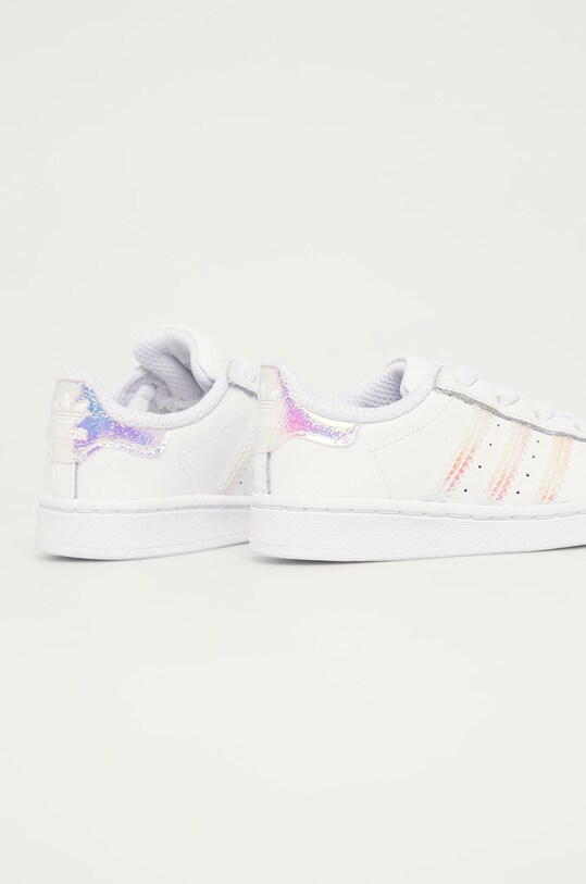 Dziewczynka adidas Originals - Buty dziecięce Superstar EL FV3143 FV3143 biały