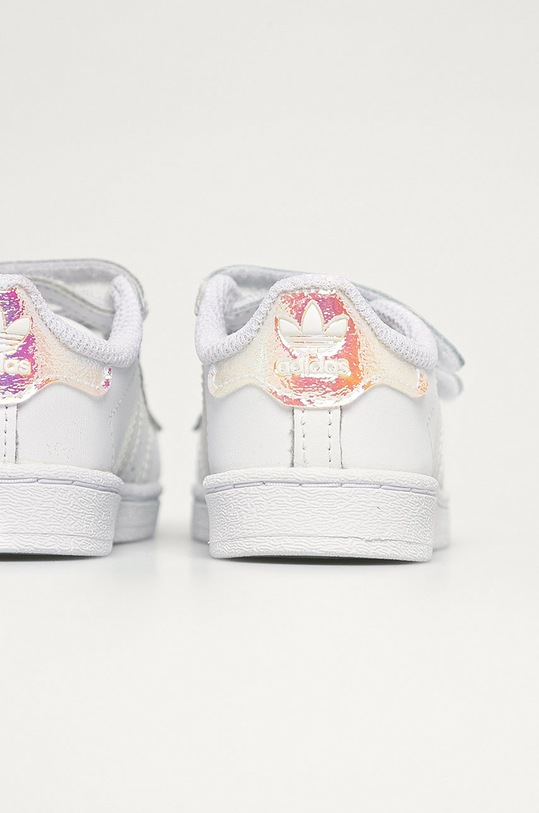 DÍVKA adidas Originals - Dětské kožené boty Superstar Cf FV3657 FV3657 bílá