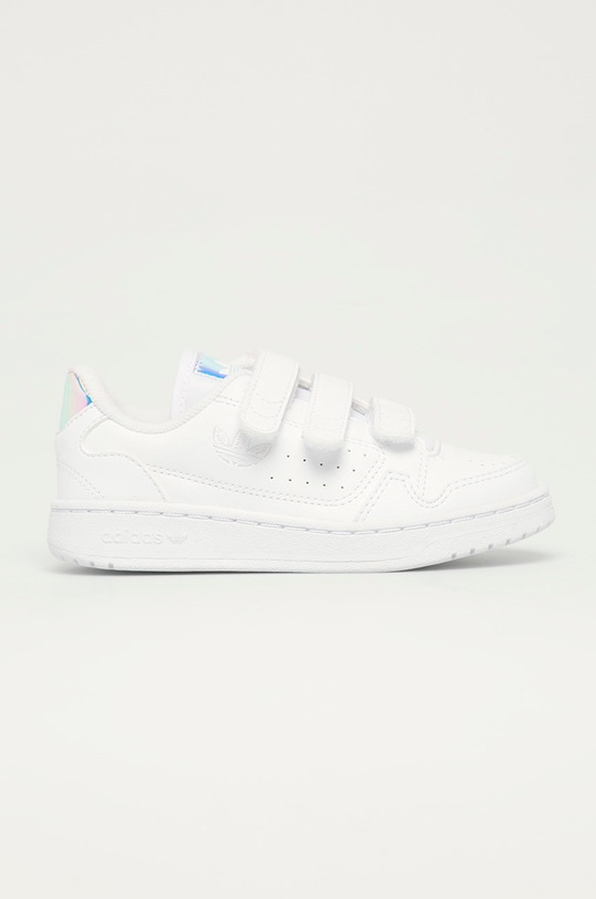 adidas Originals - Buty dziecięce NY 90 FY9847 imitacja skóry licowej biały FY9847