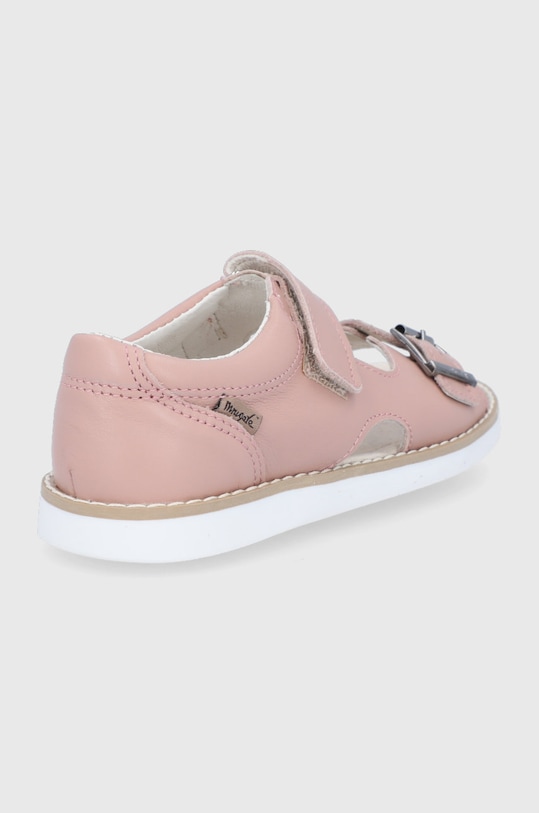 DÍVKA Dětské kožené sandály Mrugała ROMA.1304.1.31.35.G růžová