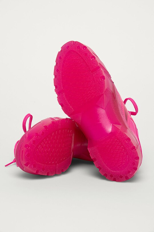 Dziewczynka Reebok Classic - Buty skórzane dziecięce Club C x Cardi B H02527 H02527 różowy