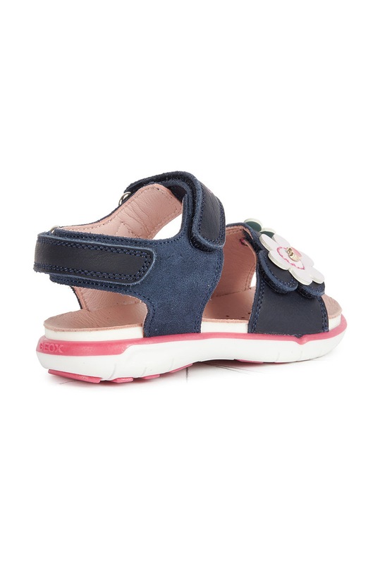 Geox Sandale din piele pentru copii B154MA.08522.S.DE.24.27 bleumarin