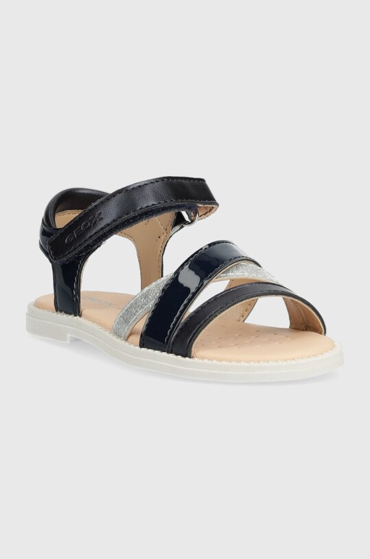 Geox - Sandale din piele pentru copii J5235D.002BJ.S.KA.24.27 bleumarin SS21