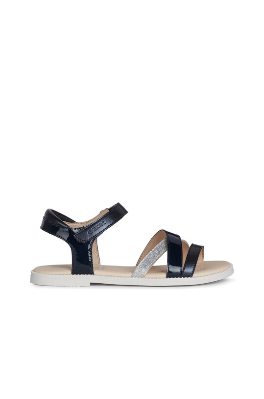 Fete Geox - Sandale din piele pentru copii J5235D.002BJ.S.KA.24.27 bleumarin