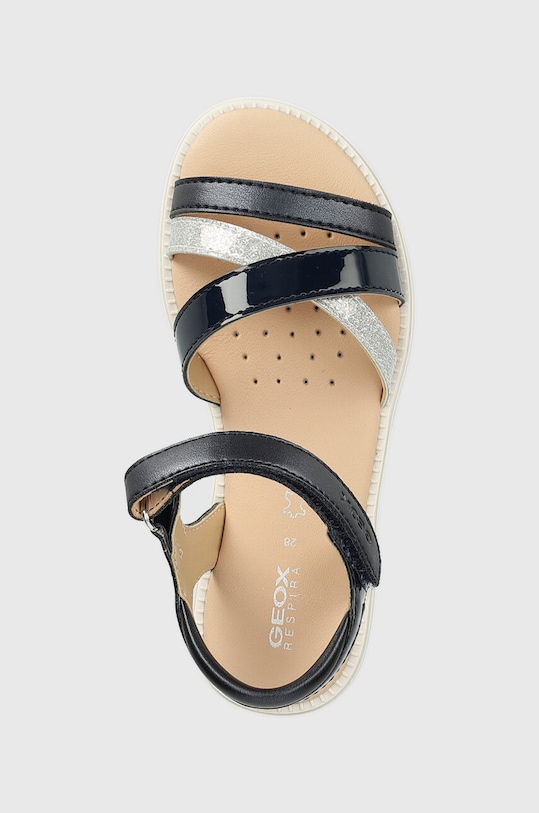 Geox - Sandały skórzane dziecięce granatowy J5235D.002BJ.S.KA.28.35