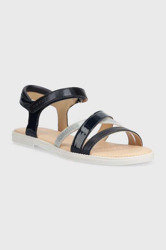 Geox - Sandały skórzane dziecięce J5235D.002BJ.S.KA.36.39 granatowy SS21